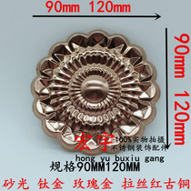 304 stainless steel Roman column accessories Flowers Titanium Gold Ruyi Flowers Rose Gold Ruyi Flowers White Ruyi Flowers