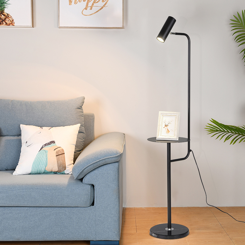 Floor lamp minimalist bedroom living room sofa bedside reading shelf light luxury post-modern coffee table vertical table lamp