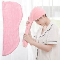 Dry hair hat female water absorption quick-drying hair towel Dry hair towel Shower cap Hair wash hair dry hair artifact cute bag towel