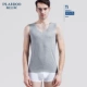 Palando nam Vest Modal Slim Fit Co giãn Thanh niên thoáng khí Vai rộng Kích thước lớn Thể thao Vest liền mạch - Áo vest