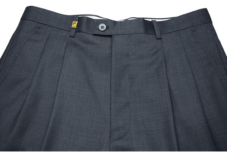 *Чжоу Дао*250 фунтов, чтобы носить твердый шерсть Двойной склад в пожилых талия официальная одежда мужской брюки Толкать оригинальный сингл гончар 