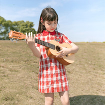 Girls dresses summer 2020 new foreign style big childrens childrens clothing summer polo dress little girl princess skirt