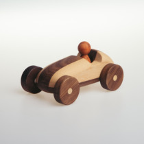 AVDAR black walnut beech wood Wood educational toy children Racer toy car large building block
