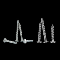 Stainless steel threaded nail M8 flat round head self-tapping cement steel nail anti-theft net fixing screw galvanized threaded nail