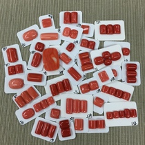 Taiwan gemstone square shaped ring ring bracelet bracelet earrings earrings headdress pendant Tibetan jewelry