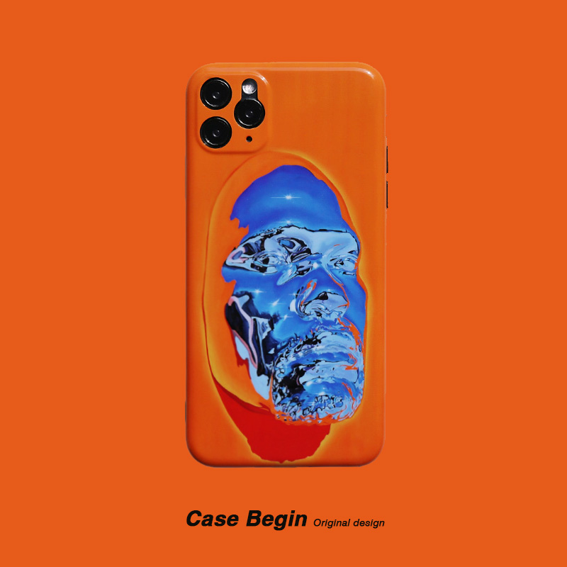 Portrait applicable Apple XR mobile phone case 13Promax Huawei all-pack P30 soft XSMAX anti-fall 11 brightness 7 8p