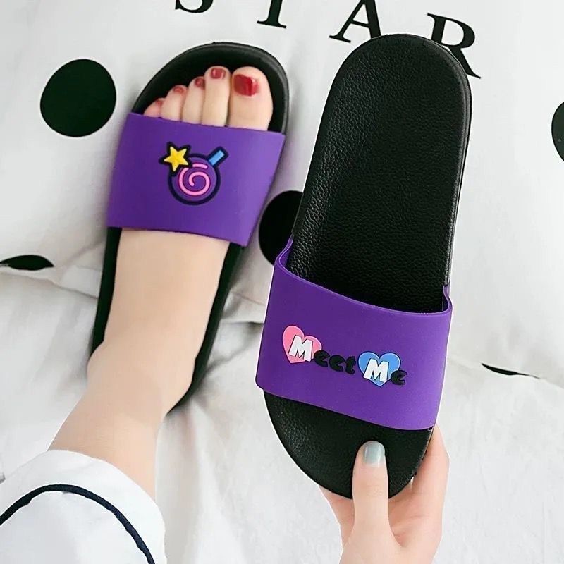 Women's Summer New Style Slippers ins for Home Indoor Bathroom Non-Slip Outdoor Flat Beach Soft-Soled Sandals Women's Summer New Style Slippers ins for Home Indoor Bathroom Non-Slip Outdoor Flat Beach Soft-Soled Sandals