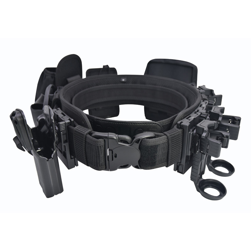 Eight-piece tactical belt security with armed belt and high-speed plugging three-in-one waist seal eight large pieces of equipment belt