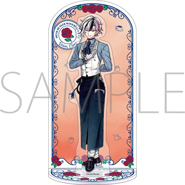 [in Stock] Demon Butler and Black Cat Royal Rose Tea Party Cafe Standee