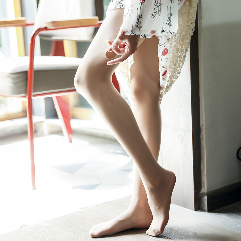 Japanese BM stockings female shade beauty artifact in summer ultra thin invisible transparent skin color anti-hook pantyhose