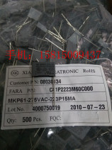 Farah MKP61 safety thin-film capacitor 223K M 0 022UF 275V ~ AC X2 P15MM
