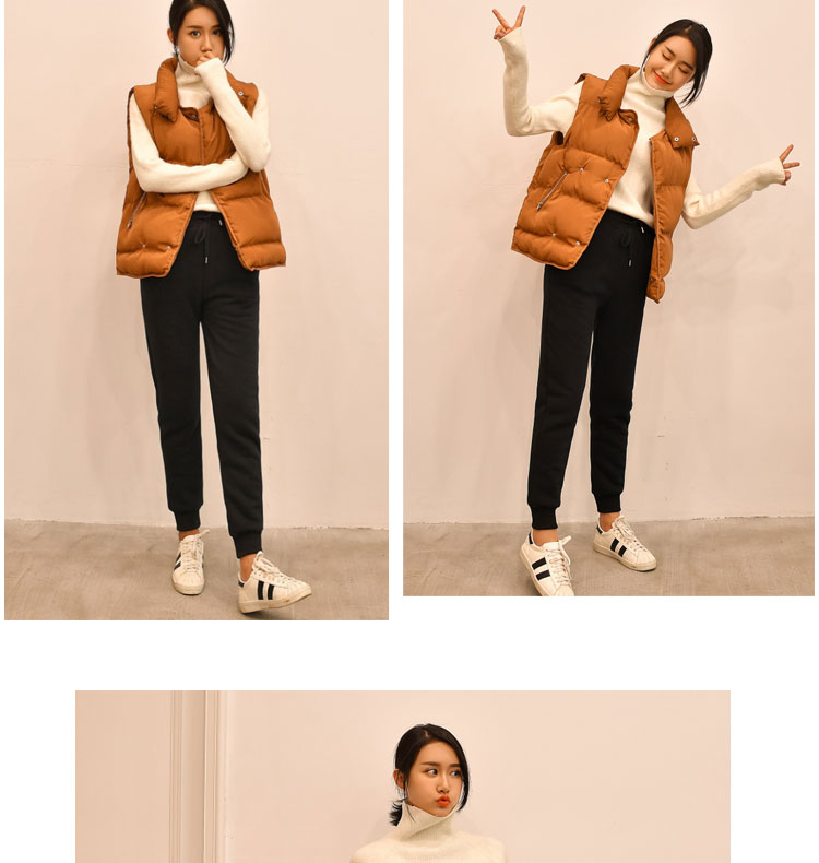 Mùa thu và mùa đông cừu cashmere cộng với quần nhung dày thể thao giản dị nữ phiên bản Hàn Quốc của quần cotton hoang dã mặc quần harem quần rộng quần ngố nữ