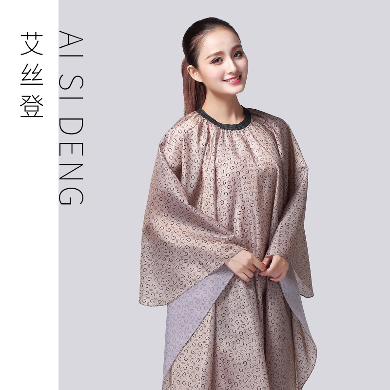 Summer thin haircut hairdressing-cut hair salon hair salon special lengthened hairdressing surrounding cloth breathable adults not stained with single-Taobao