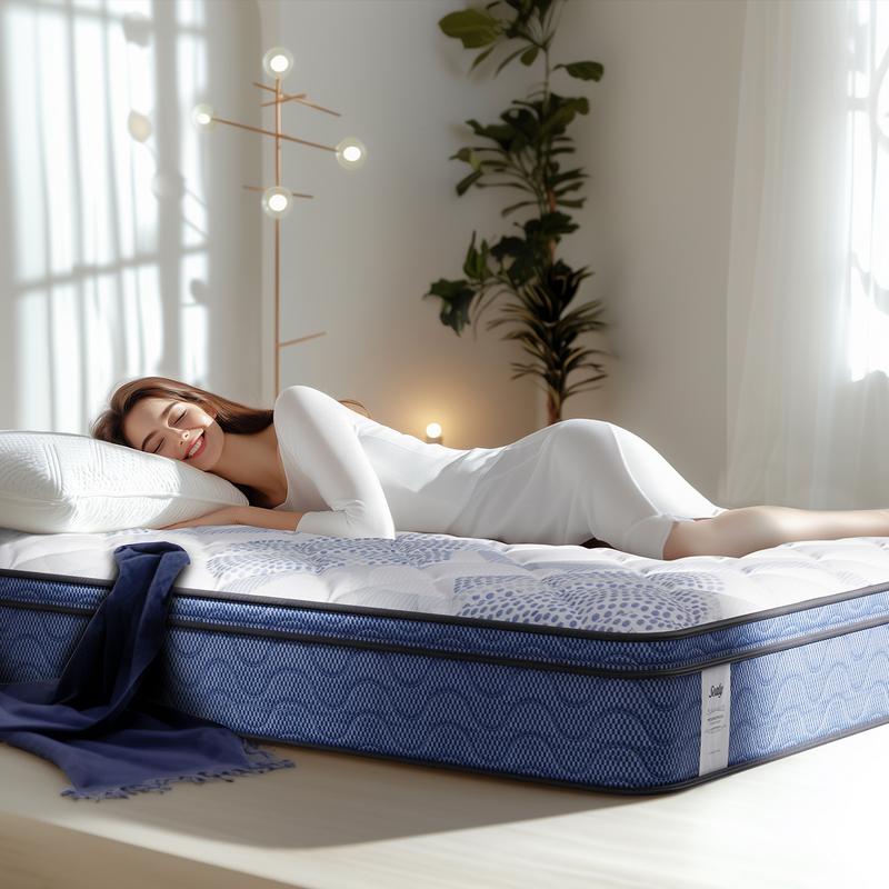 [Embrace the Moon and Fall Asleep] Sealy Double-Layer Memory Foam Spine-Relieving and Waist-Protecting Beauty-Spring Mattress for Home Bedroom
