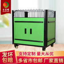 2020 new supermarket special table promotion table Dump truck stacker head removable stacker head with wheel thickened display stand