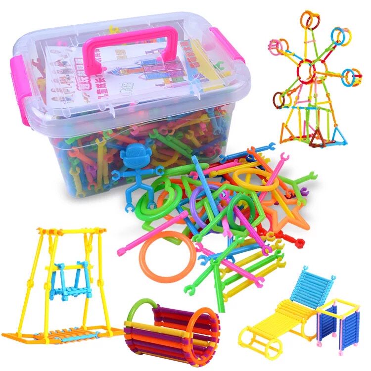 Child smart stick 2 Spelling Building Blocks 3 Baby Creative Puzzle Power Toy 4 Boy Assembled Magic Wand Girl 6 years old