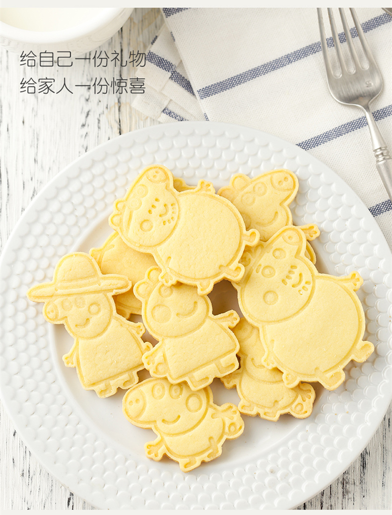 Piggy Cookie Mould 3d Steve Nhấn Cartoon Taro Fondant Baking Công cụ mài mòn Trang chủ - Tự làm khuôn nướng khuôn bánh trung thu