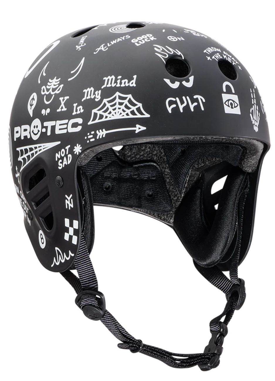 PRO-TEC x CULT joint safety helmet BMX safety helmet black