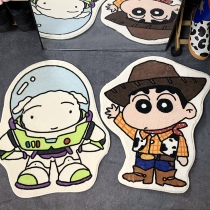 Sheep Lion Chestnut Original Crayon Shin-chan Buzz Lightyear Floor Mat Cartoon Cute Bedroom Decoration Living Room Home Mat