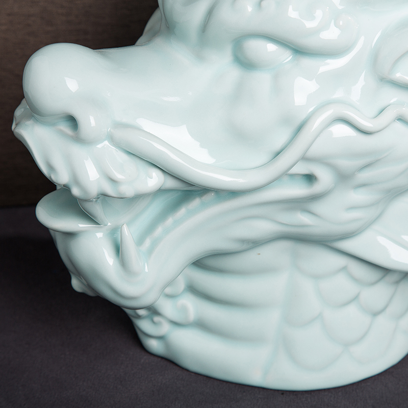 Bottle furnishing articles 12 zodiac jingdezhen ceramic household seal gifts 5 jins of how empty jar jar