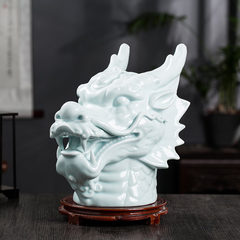 Bottle furnishing articles 12 zodiac jingdezhen ceramic household seal gifts 5 jins of how empty jar jar