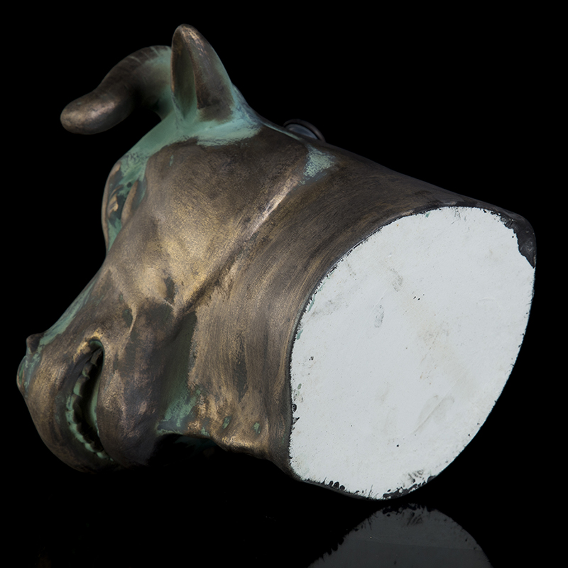 Bottle home furnishing articles 5 jins of jingdezhen ceramics with imitation bronze 12 zodiac hip mercifully wine jar