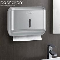 Boshalang toilet paper box wall-mounted toilet paper box wall-mounted household hand towel box-free punch
