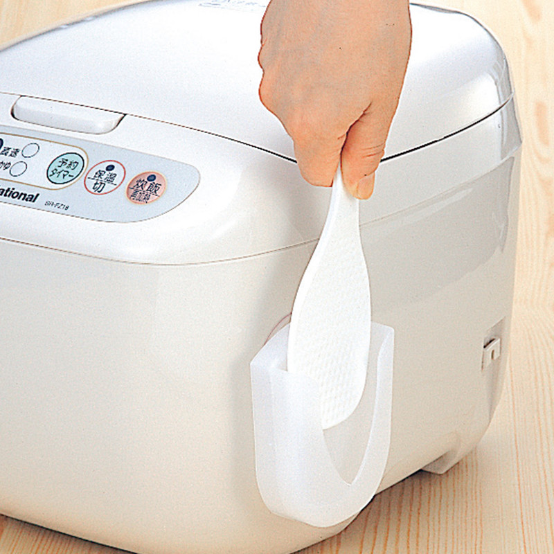 Japan imported non-stick rice spoon with suction cup storage rack rice cooker non-stick rice shovel household plastic rice spoon