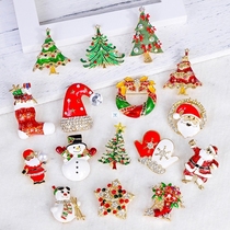Christmas Cartoon Brooch Christmas Decorations For Home