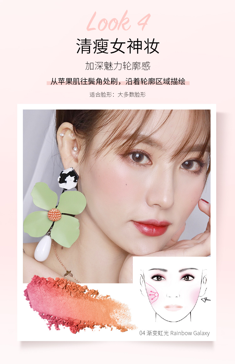 GLO & RAY nhẹ cơ mờ mờ trang điểm đỏ nude lâu trôi màu không thấm nước và bàn chải chống mồ hôi chống mồ hôi - Blush / Cochineal má hồng 3ce