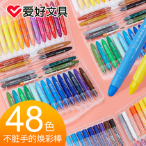 Hobby Children Oil Painting Stick Safe Washable Rotating Dazzling Color Stick Water Soluble Paintbrush Pen 36 Color 48 Color