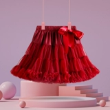 Весенний комплект, юбка, осенняя детская трикотажная рубашка, жилет, 3 предмета