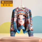 Детский свитер, термобелье, бархатный пуховик, детская трикотажная рубашка, увеличенная толщина