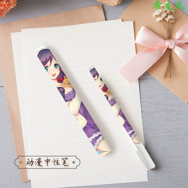 Lovelive South bird Nicole East anime trò chơi trực tuyến phim hoạt hình xung quanh bút bút gel bút bút nhỏ