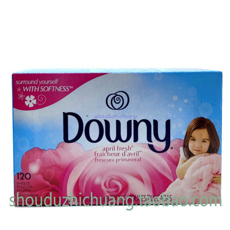 US imports downy dryer scenographic sheet soft and smooth paper April Flower fragrance 120 pieces