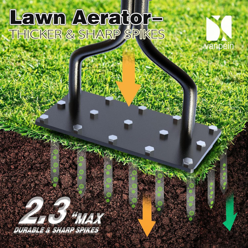 Amazon's New Best-Selling Manual Lawn Aerator Soil Loosener Outdoor Courtyard Lawn Aerator Soil Turner Amazon's New Best-Selling Manual Lawn Aerator Soil Loosener Outdoor Courtyard Lawn Aerator Soil Turner