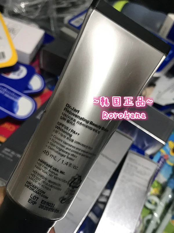 Kem chống nắng Hàn Quốc chính hãng Drjrt + Ti Jiating classic silver BB cream cream concealer Silver tube liquid liquid liquid