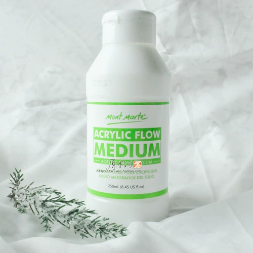蒙玛特 Жидкость для разбавления жидкости с акрилайн -пигментом увеличивает прозрачность и прикрепление к бегству 250 мл