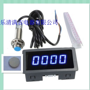 5135 Motor Tachometer Plus and Minus Counter Pulse Frequency Meter Timer Hour Meter Hall Switch Rc41B