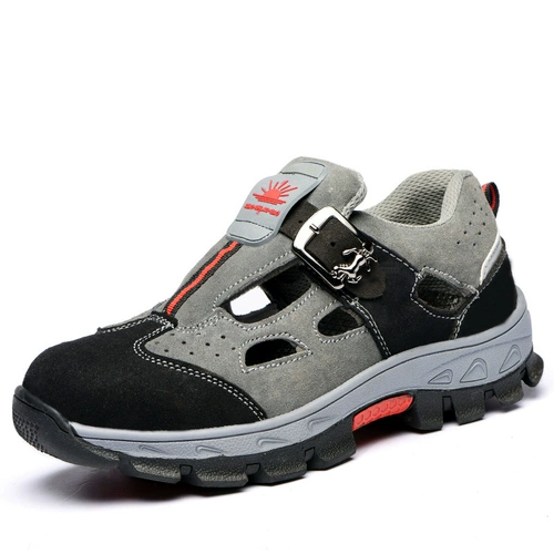 Летние дышащие дезодорированные маслостойкие туфли, нескользящие рабочие сандалии