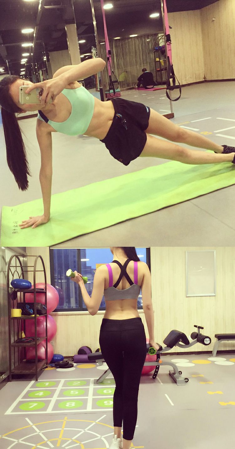 Mùa hè mới yoga kiểu vest nữ thể thao áo ngực đẹp trở lại băng thông rộng đồ lót thể dục nhịp điệu chạy quần áo thể dục áo lót thể thao adidas