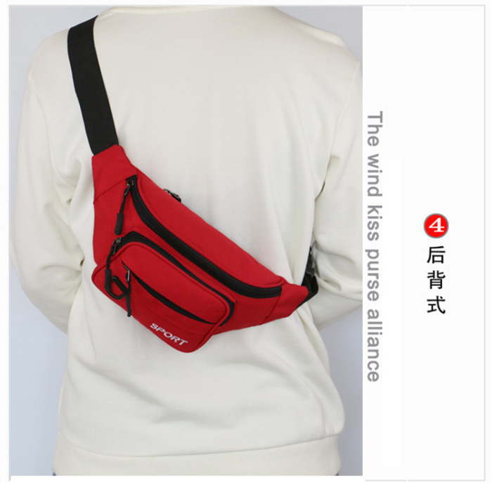 Túi nam mới Hàn Quốc túi đa năng ngoài trời túi nhỏ túi nhỏ mặt cắt ngang 6 inch túi điện thoại di động thể thao và giải trí túi đeo hông chạy bộ	