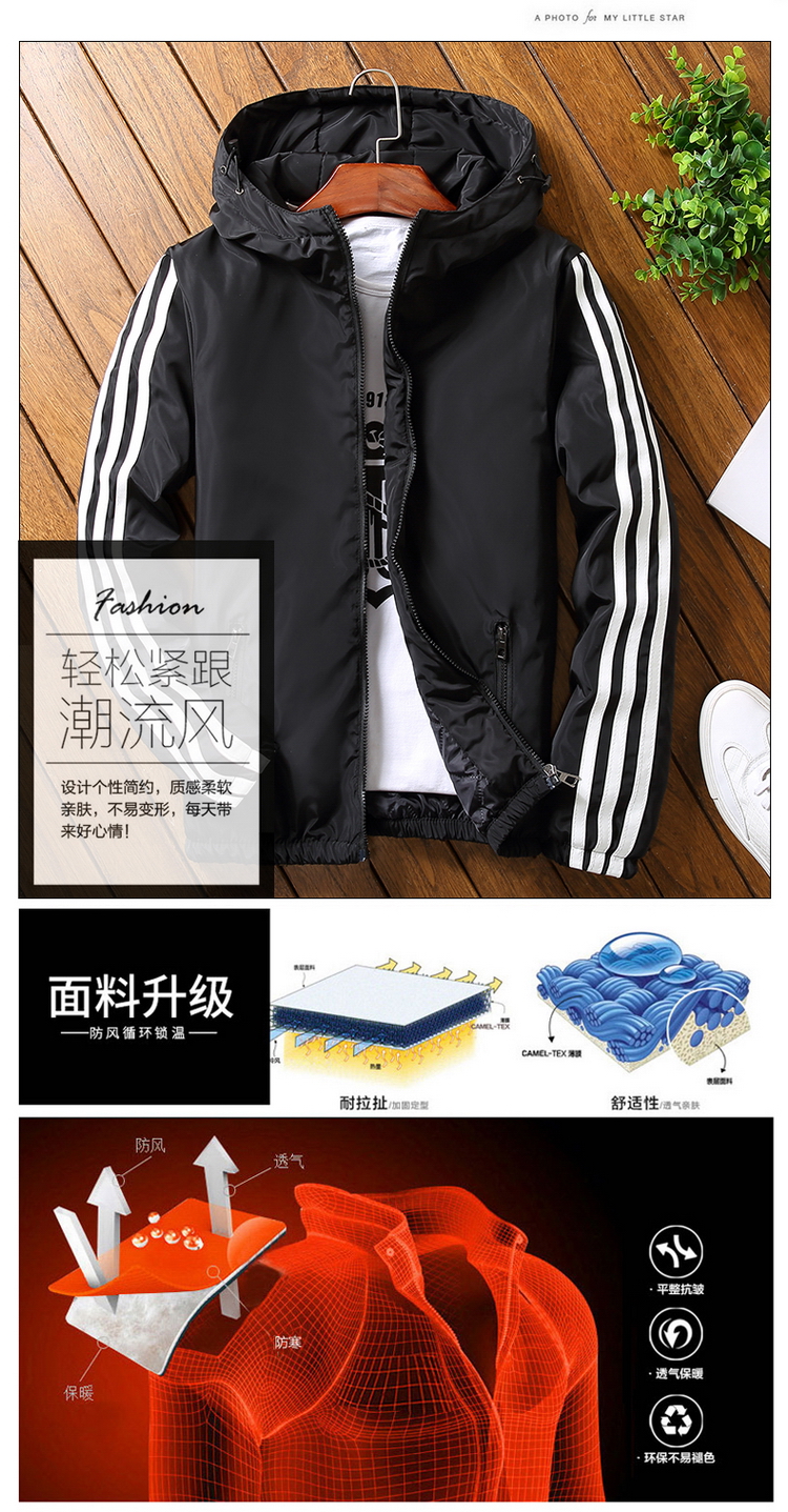 Áo khoác cotton mùa đông đôi dày xuống quần áo cotton nam và nữ áo khoác cotton in quần áo công sở dịch vụ lớp tùy chỉnh in logo áo măng tô nam