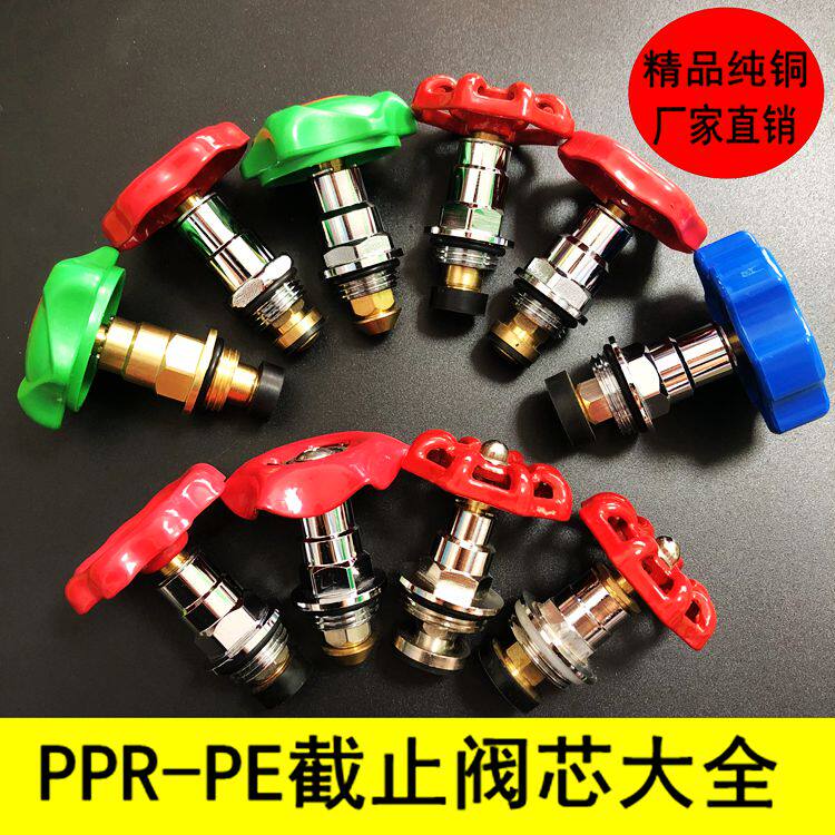 PPR stop valve valve core PE valve core lift copper valve core switch accessories water pipe plumbing 5