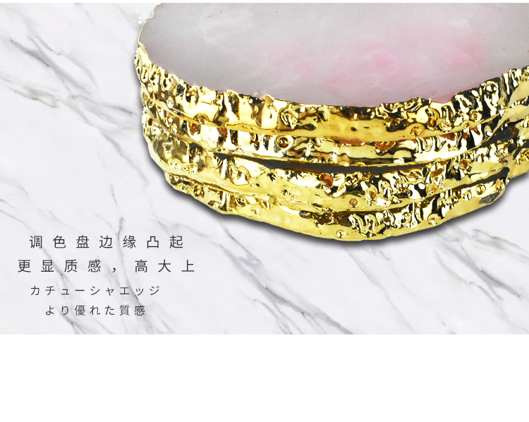 Nail Art Nhật Bản Crystal Nhựa Agate Palette Thực hành Công cụ Trang sức Sơn màu Ảnh chụp Bảng hiển thị - Công cụ Nail giũa móng tay