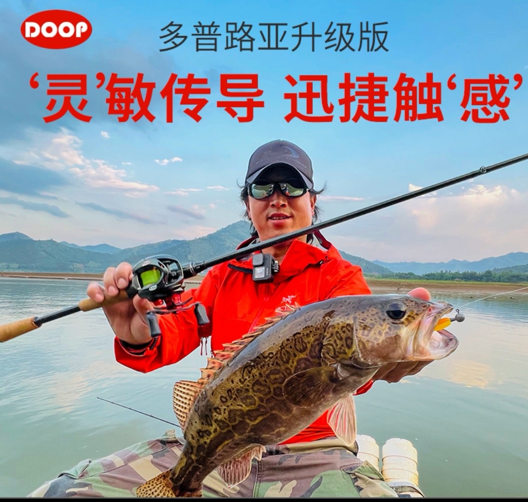 DOOP Inspiration Rod Rod : Two - section high - end carbon fabric ultra - fast fishing lightweight worm rod for sweet bass