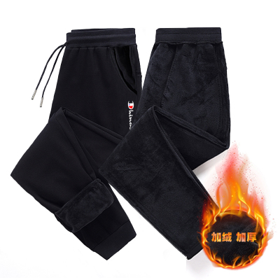 【加绒】男士韩版加绒秋冬百搭运动九分裤