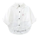 Осенняя детская рубашка для мальчиков для отдыха, 2023, детская одежда