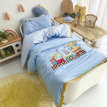 Kindergarten quilt three or six sets of childrens baby admission bedding nap 60 long-staple cotton can be customized