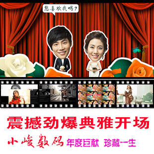 Elegant shock the wedding opening video wedding trailer Warm field video Electronic album production